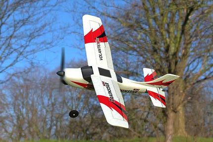 RC Geeks | Volantex Trainstar Mini 3ch 400mm Brushed Plane RTF - Red