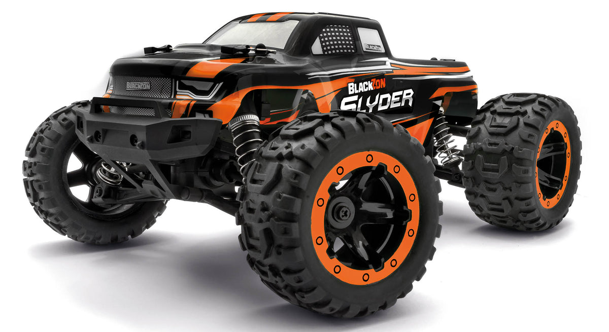 週刊MONSTER TRUCK 4WD Blackzon Slyder MT 1/16 4WD Monster Truck - Orange