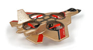 RC Geeks | RCG Racing ZY-905 Four Axis Fighter Jet - Gold