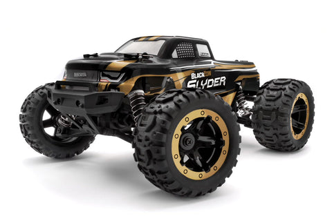 BlackZon Slyder 1/16th 4WD Monster Truck Gold RC Cars BlackZon 