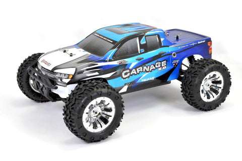 FTX Carnage 2.0 1/10 Brushed 4WD Truck Blue RC Cars FTX 