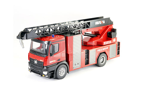 HuiNa 1/14 Fire Truck with Ladder and Hose Tanks & Construction HuiNa 