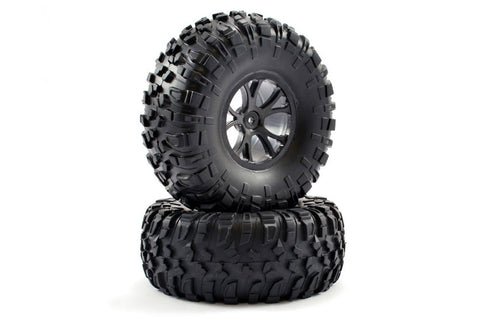 FTX Outlaw Wheels and Tyres Black Car Accessories FTX 