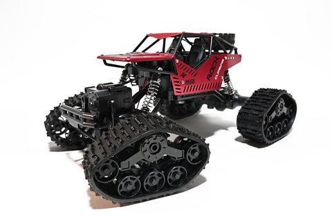 RCG Racing Shockwave 1/16 4WD Crawler with Tracks RTR Red