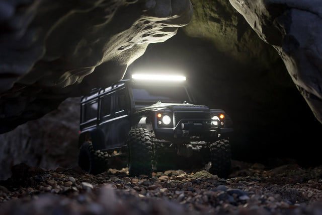 Traxxas TRX-4 LED Light kit and light bar fitting tutorial