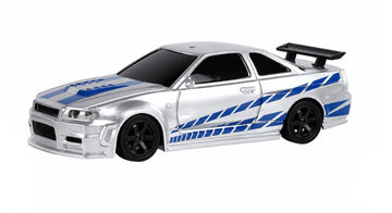 RCG Racing Micro DC 1/43 Drift Car - Touring Blue/Silver