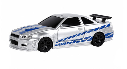 RCG Racing Micro DC 1/43 Drift Car - Touring Blue/Silver