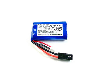RC Geeks | Absima 7.4v (2S) 650mAh Li-Ion Battery - For Absima X Truck