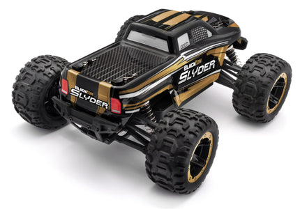 RC Geeks | BlackZon Slyder MT 1/16 4WD Monster Truck - Gold