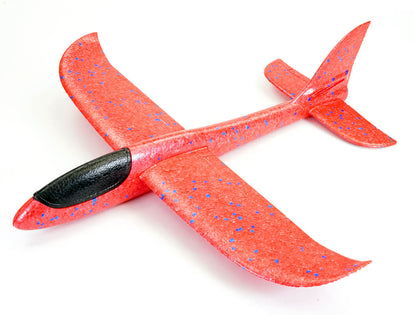 Hand Chuckie Foam Glider 480mm WingSpan Plane Red