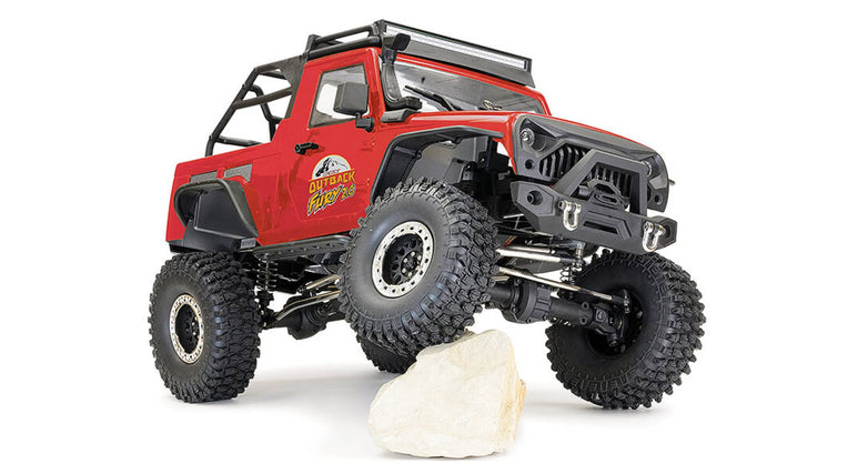 RC Geeks | FTX Outback Fury 2.0 4X4 1/10 RTR Trail Crawler - Red