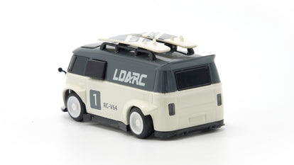 LDARC 1/64 V64 Mini Race Van - Gray