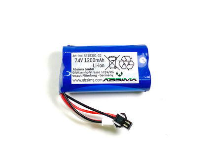 RC Geeks | Absima 7.4v (2S) 1200mAh Li-on Battery Pack