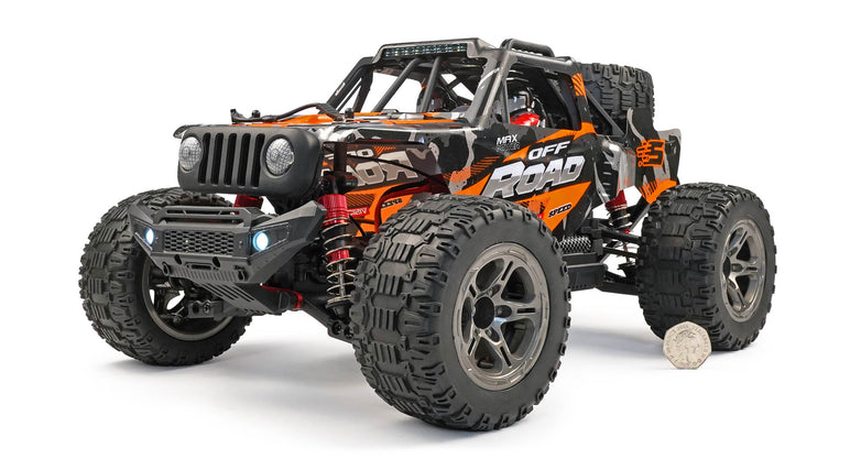 RC Geeks | RCG Racing 10-Series 1/10 Brushless Desert Truck - Orange