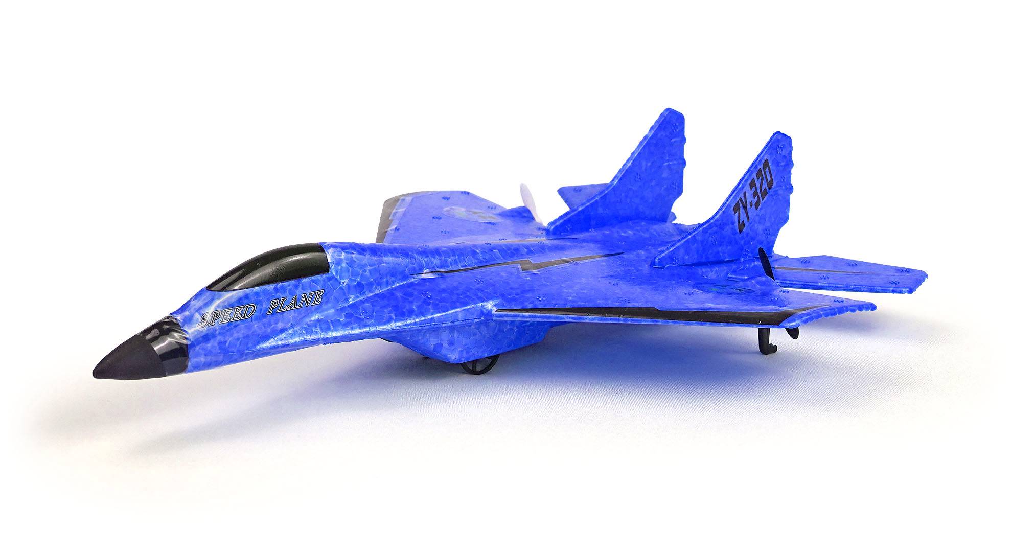 Mini Raptor Blue RCG Racing ZY-320 Raptor Mini Flying Plane - Blue
