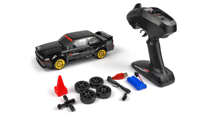 RCG Racing Retro EVO30 1/16 Mini Drift Car Pro - Black
