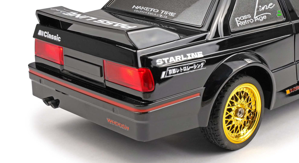 RCG Racing Retro EVO30 1/16 Mini Drift Car Pro - Black