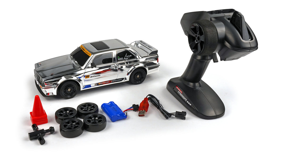 RCG Racing Retro EVO30 1/16 Mini Drift Car Pro - Silver