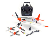 Volantex P-51D Mustang V2 4ch 400mm Brushed W/Gyro Epp RTF