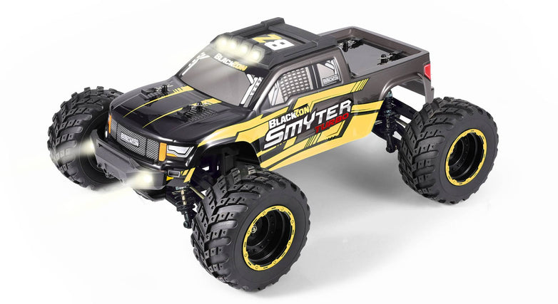 RC Geeks | BlackZon Smyter MT Turbo 1/12 4WD 3S Brushless - Yellow
