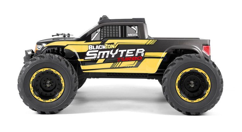 RC Geeks | BlackZon Smyter MT Turbo 1/12 4WD 3S Brushless - Yellow