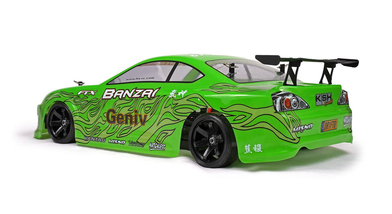 RC Geeks | FTX Banzai 4WD 1/10 Brushed Drift Car - Green