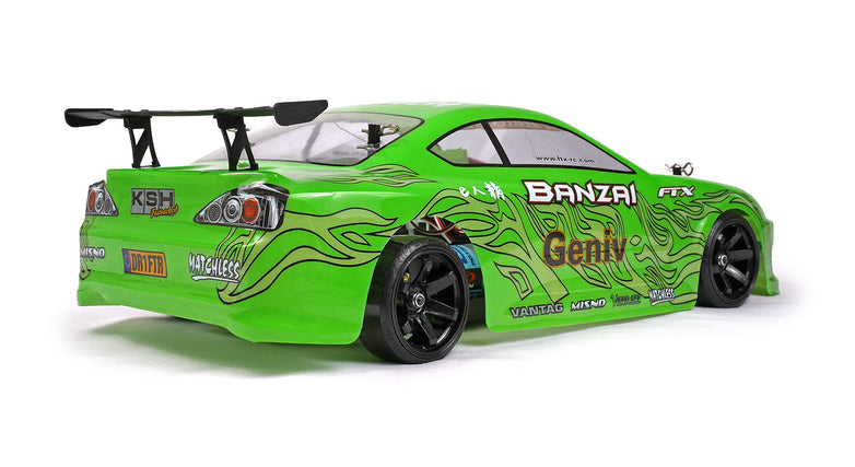 RC Geeks | FTX Banzai 4WD 1/10 Brushed Drift Car - Green
