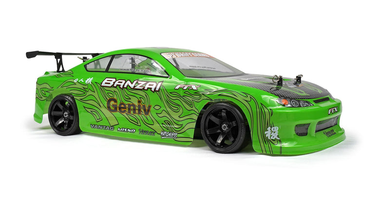 RC Geeks | FTX Banzai 4WD 1/10 Brushed Drift Car - Green