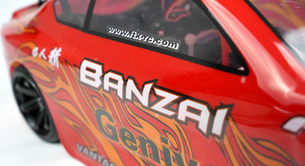 RC Geeks | FTX Banzai 4WD 1/10 Brushed Drift Car - Red