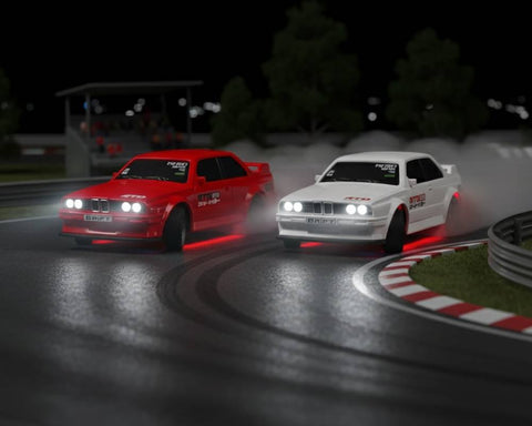 RCG Racing Micro DC 'Legends' 1/43 Drift Car - JDM R7 White slide 6