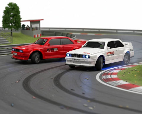 RCG Racing Micro DC 'Legends' 1/43 Drift Car - JDM R7 White slide 1