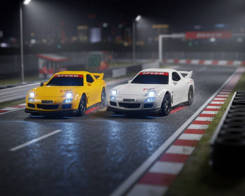 RCG Racing Micro DC 'Legends' 1/43 Drift Car - JDM R7 White slide 3