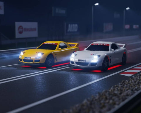 RCG Racing Micro DC 'Legends' 1/43 Drift Car - JDM R7 White slide 7