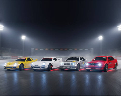 RCG Racing Micro DC 'Legends' 1/43 Drift Car - JDM R7 White slide 5