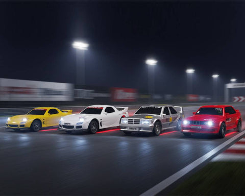 RCG Racing Micro DC 'Legends' 1/43 Drift Car - JDM R7 White slide 4