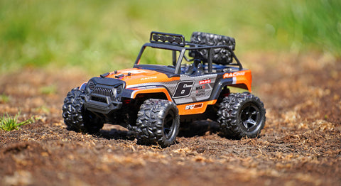 RCG Racing 18-Series 1/18 Brushed Desert Truck - Red slide 1