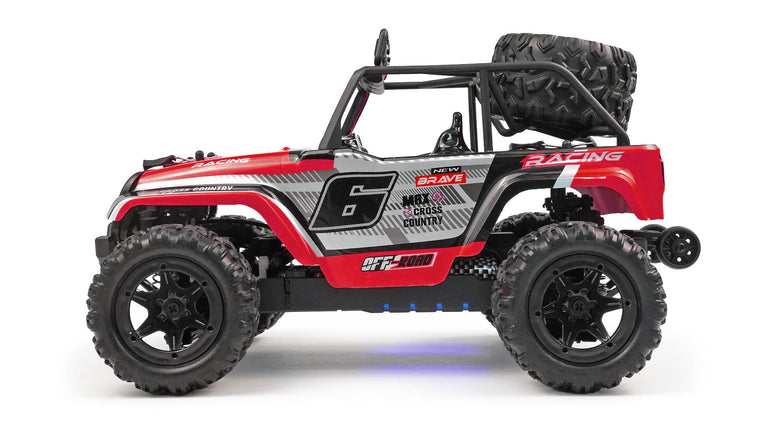 RC Geeks | RCG Racing 18-Series 1/18 Brushed Desert Truck - Red
