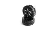 RCG Racing DC 1/18 Touring Car Wheels (Non-drift) Rear (2pcs)