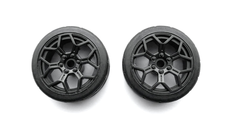 RCG Racing DC 1/18 Touring Car Wheels (Non-drift) Rear (2pcs)