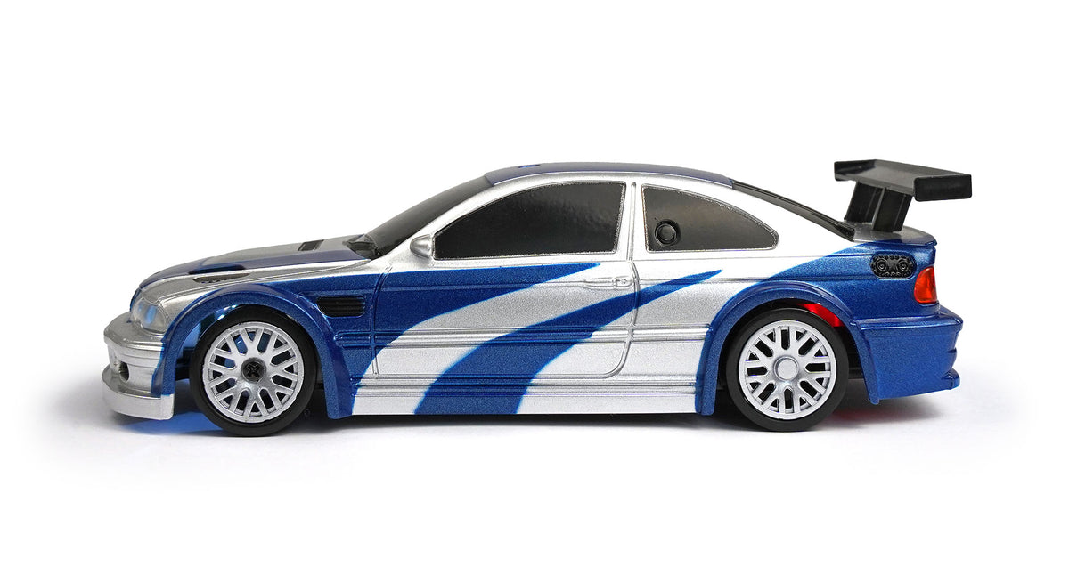 RCG Racing Micro DC 1/43 Drift Car - Street Blue/Silver