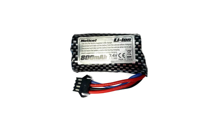 RC Geeks | RCG Racing DC 1/18 Li-Ion Battery 7.4v (2S) 800mAh