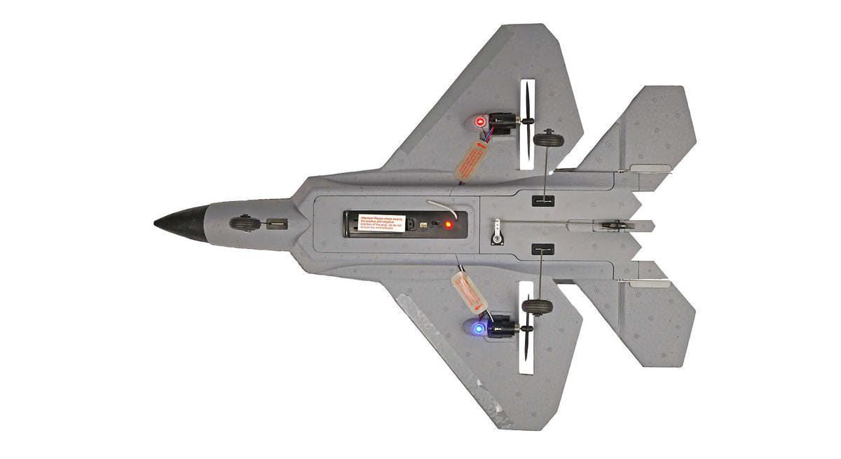 Plane With Raptor Legs RCG Racing F-22 Raptor Jet 3ch RC Plane