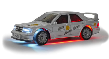 RC Geeks | RCG Racing Micro DC 'Legends' 1/43 Drift Car - Merc DTM Silver