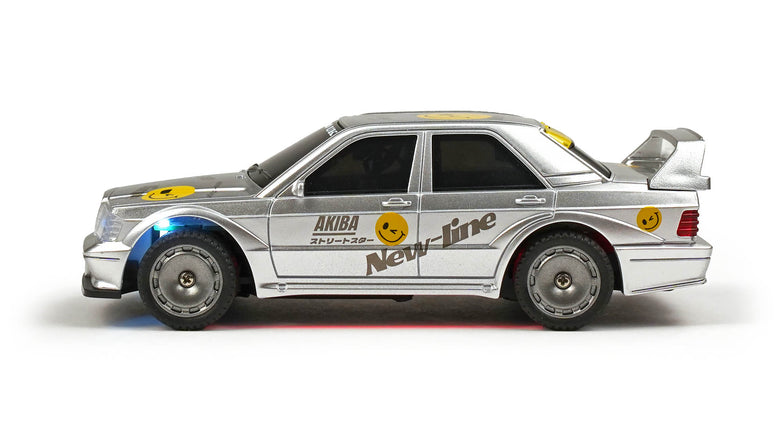 RC Geeks | RCG Racing Micro DC 'Legends' 1/43 Drift Car - Merc DTM Silver