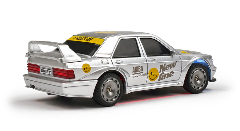 RC Geeks | RCG Racing Micro DC 'Legends' 1/43 Drift Car - Merc DTM Silver