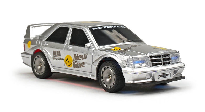RC Geeks | RCG Racing Micro DC 'Legends' 1/43 Drift Car - Merc DTM Silver