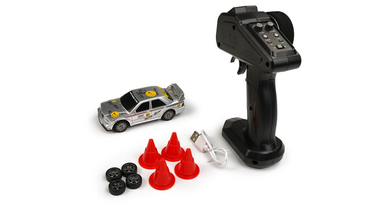 RC Geeks | RCG Racing Micro DC 'Legends' 1/43 Drift Car - Merc DTM Silver