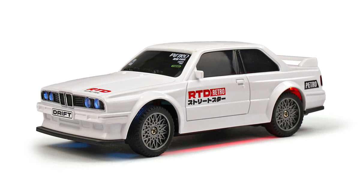RCG Racing Micro DC 'Legends' 1/43 Drift Car - EVO30 White