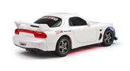 RCG Racing Micro DC 'Legends' 1/43 Drift Car - JDM R7 White