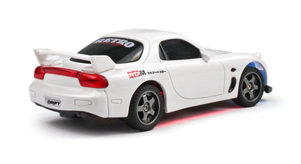 RCG Racing Micro DC 'Legends' 1/43 Drift Car - JDM R7 White